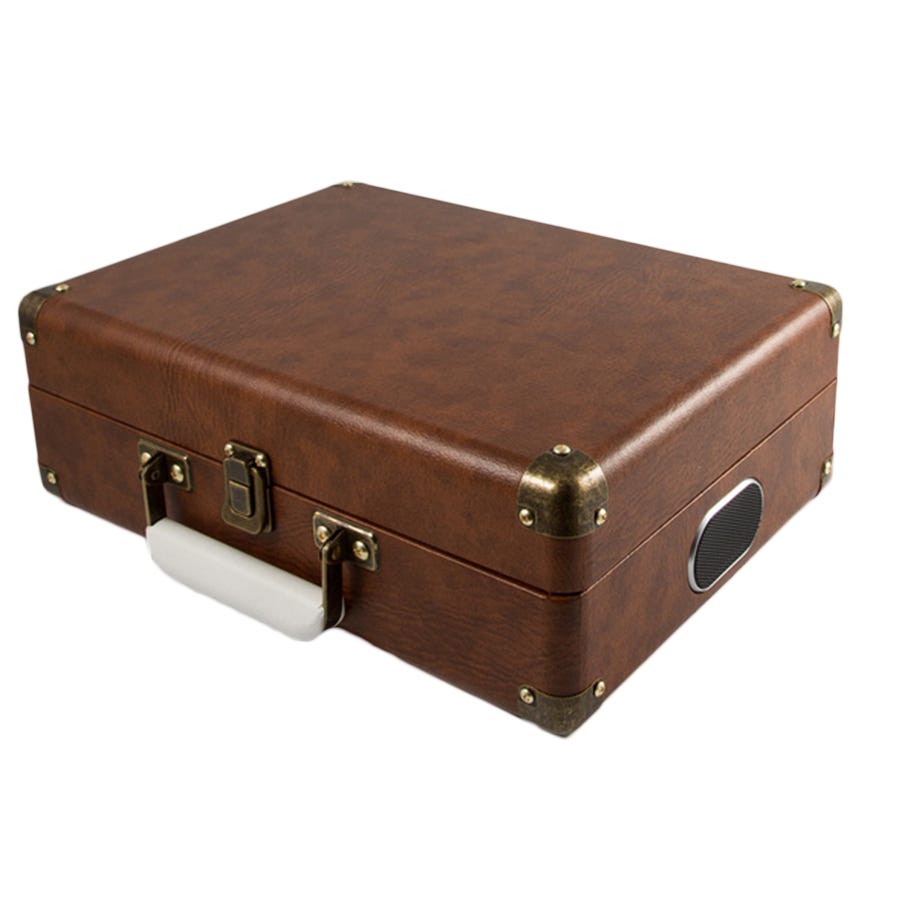 Gpo GPO Attache Record Player Turntable Suitcase in Brown