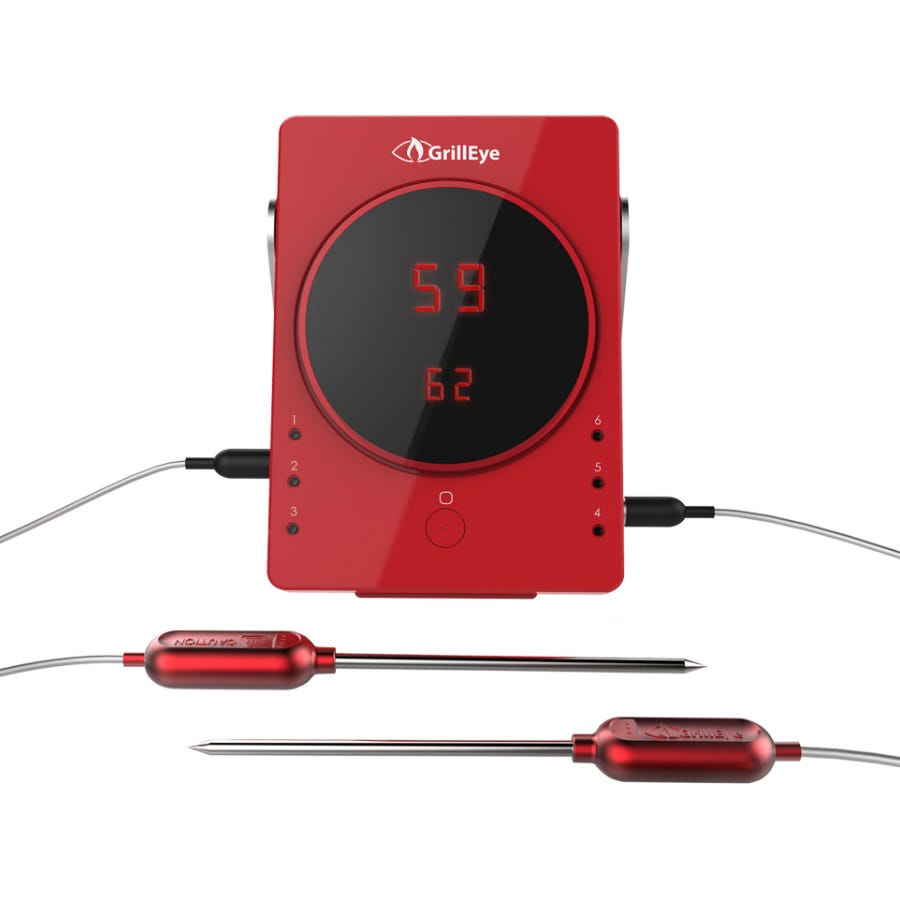 Grilleye Smart Bluetooth Grilling and Smoking Barbecue Thermometer
