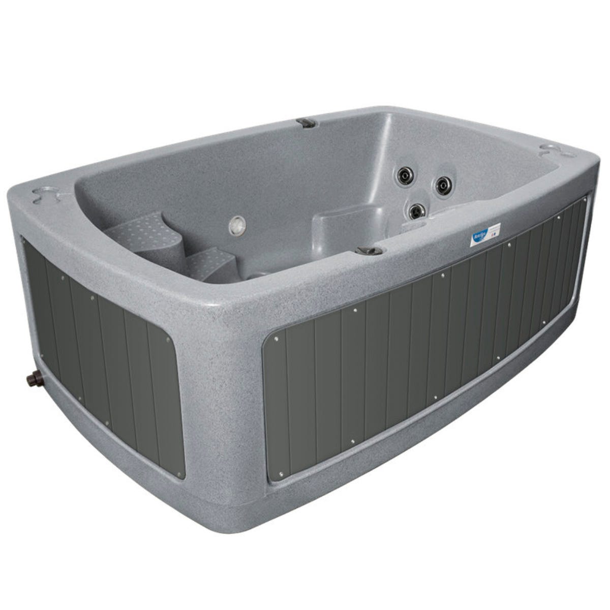 RotoSpa DuoSpa S080 Compact Hot Tub - Light Grey