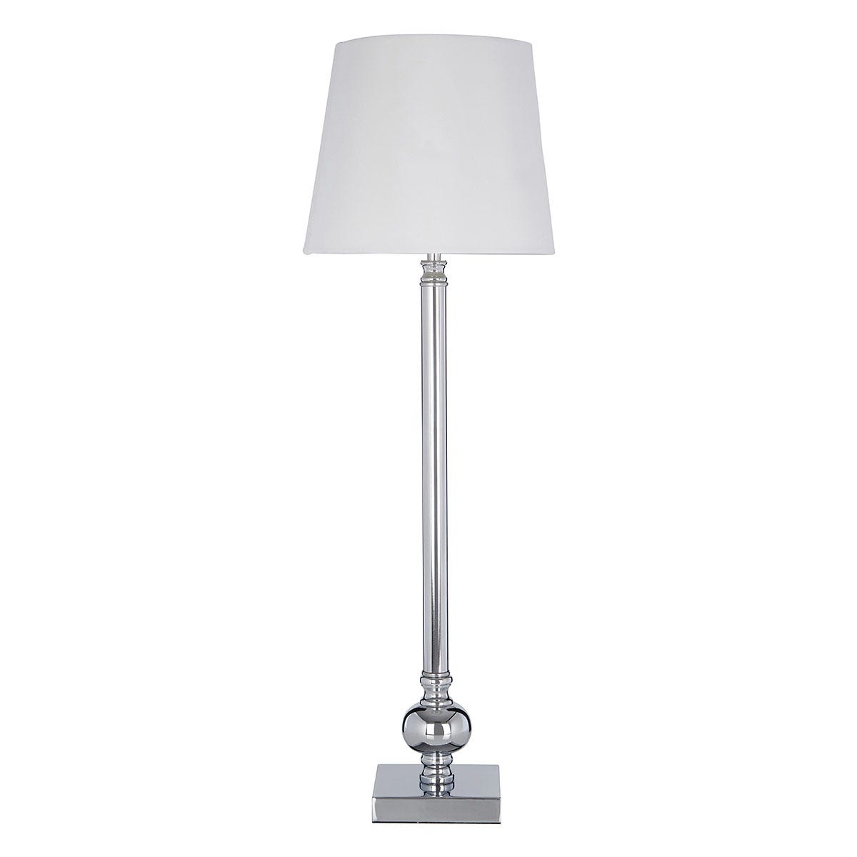 Premier Housewares Ursula Table Lamp with Off White Shade