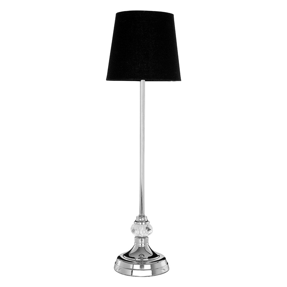 Premier Housewares Ursa Table Lamp with Black Shade