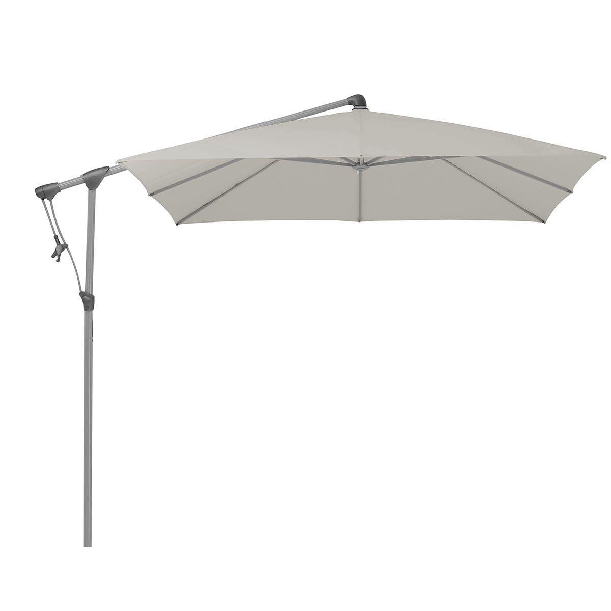 Glatz Sunwing 2.6 x 2.6m Square Class 2 Parasol (base not included) - Taupe/Ash 151