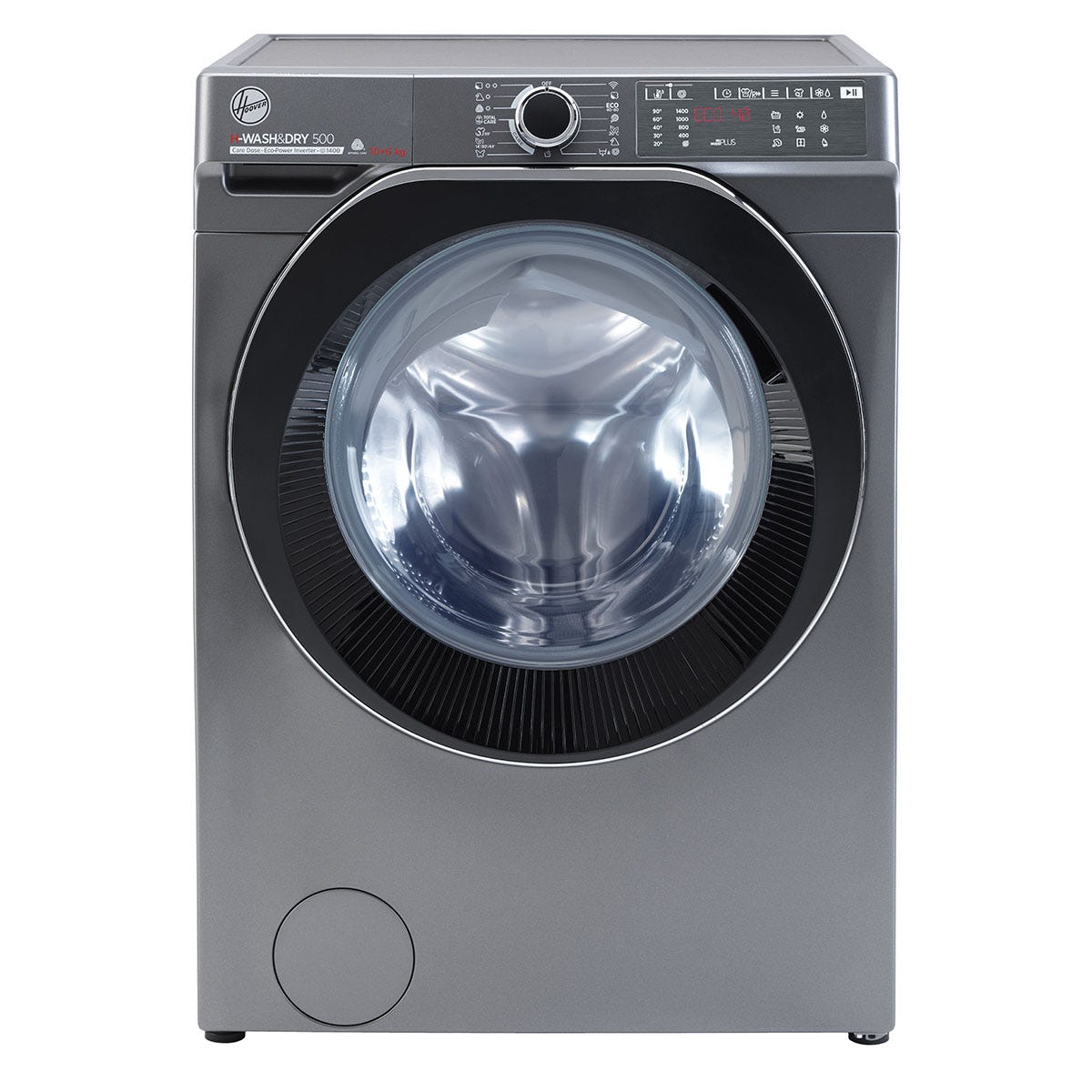 Hoover HDDB4106AMBCR H-Wash 500 10Kg/6Kg 1400rpm WiFi & Autodose Washer Dryer - Graphite with Tinted Door