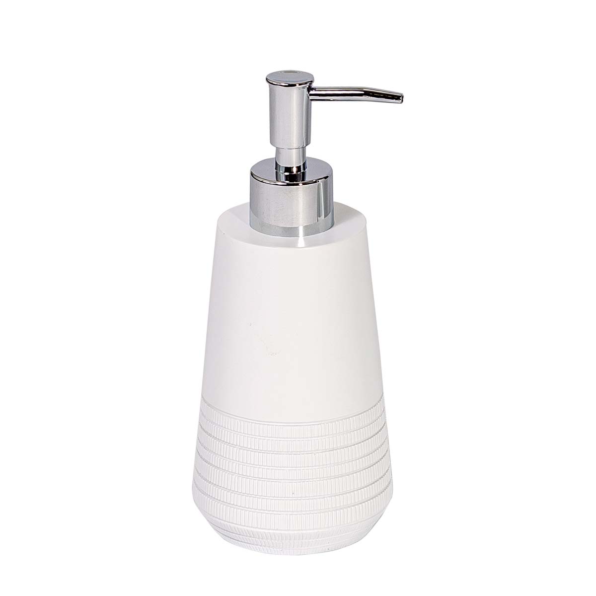 Showerdrape Strata White Resin Liquid Soap Dispenser