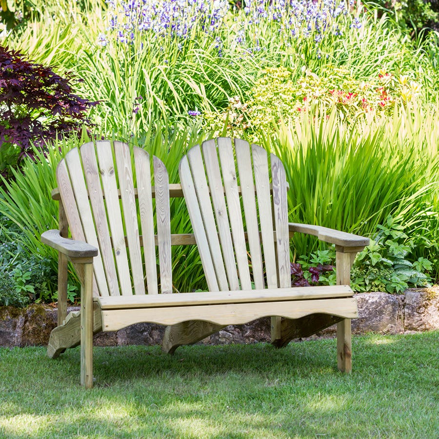 Zest Lily Relax 2-Seater Wooden Bench