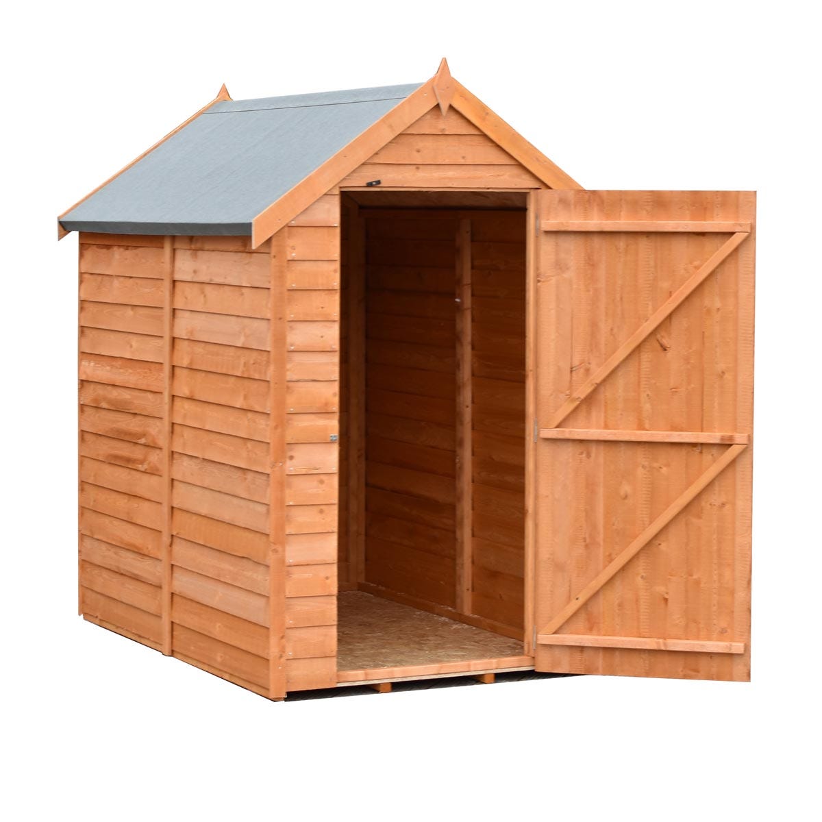 Shire Value Overlap Shed - 6ft x 4ft