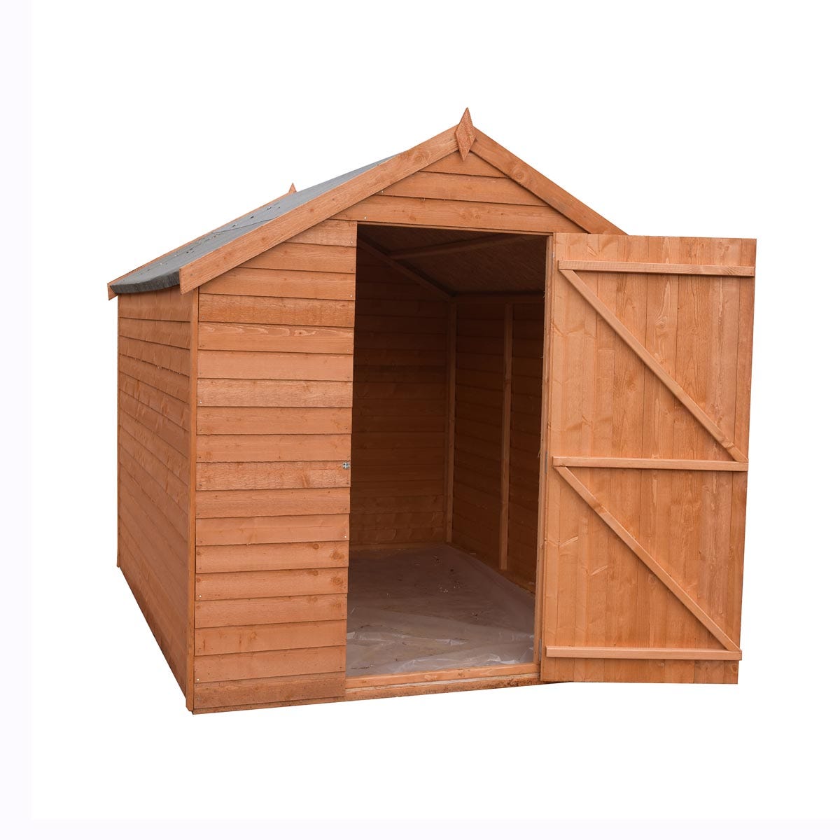 Shire Value Overlap Shed - 7ft x 5ft