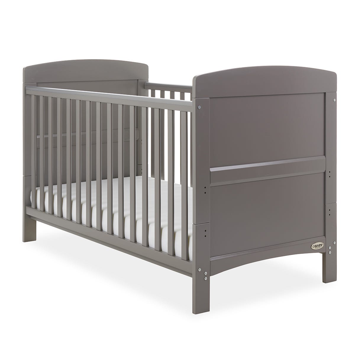 Obaby Grace Cot Bed - Taupe Grey