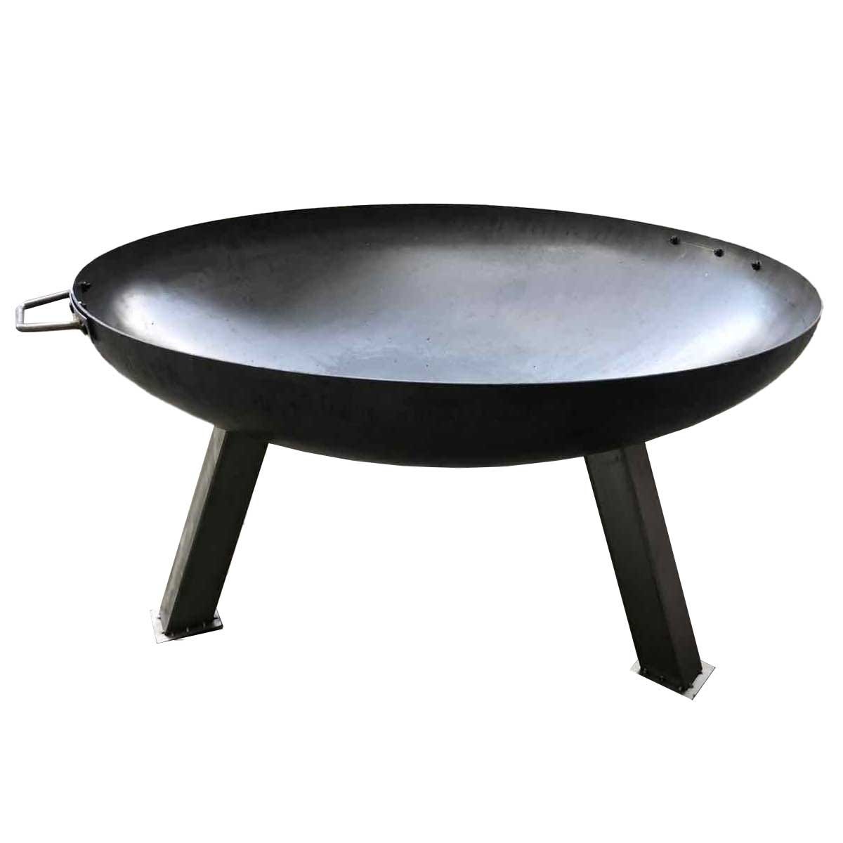 Charles Bentley Large 80cm Round Oil Finished Fire Pit