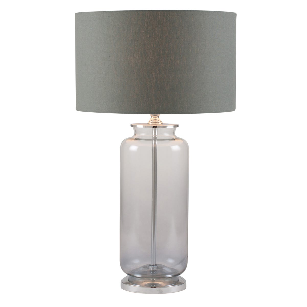 Grey Ombre Glass Table Lamp