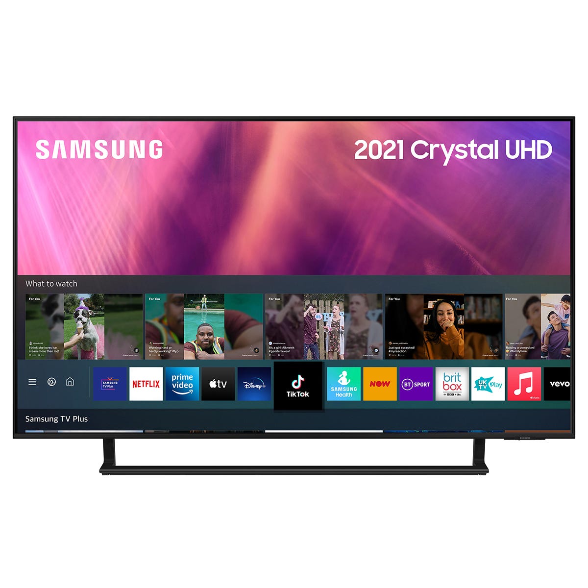Samsung 43� AU9000 LED Crystal UHD 4K HDR Smart TV with Bixby, Alexa & Google Assistant