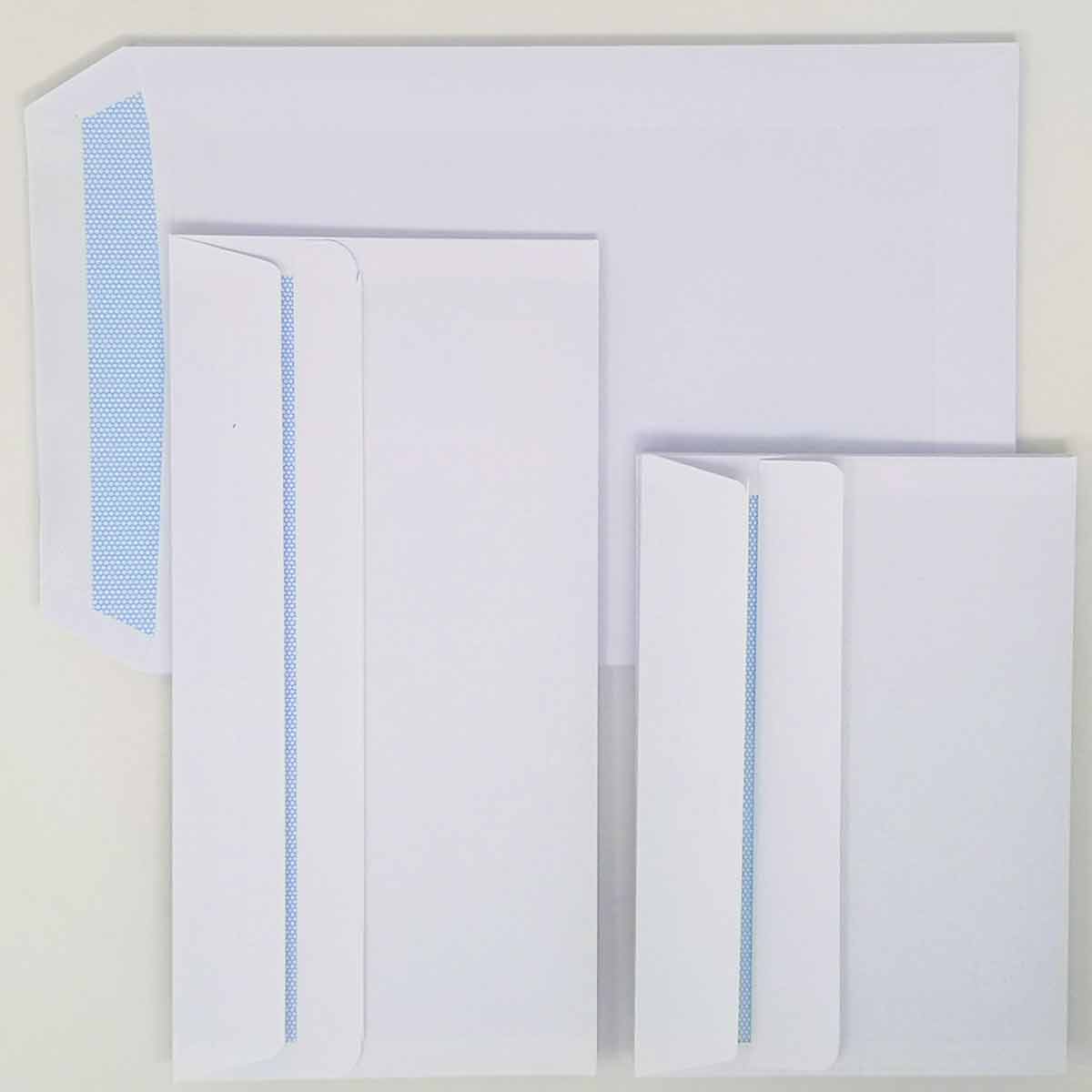 Ryman Assorted White Self-Seal DL C5 C6 Envelopes - Pack of 30