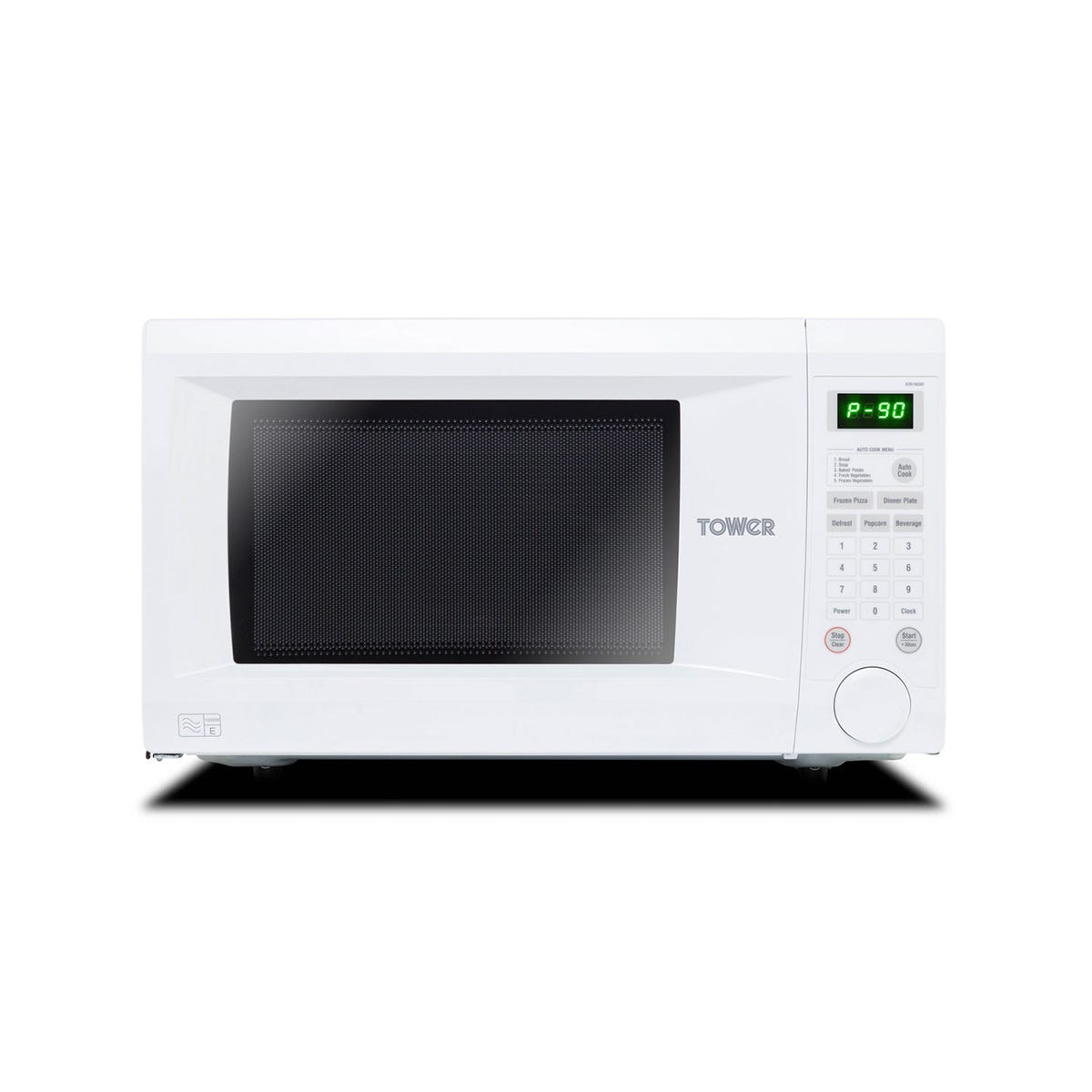 Tower KOR1N0AT 1000W 31L Family Touch Control Microwave - White