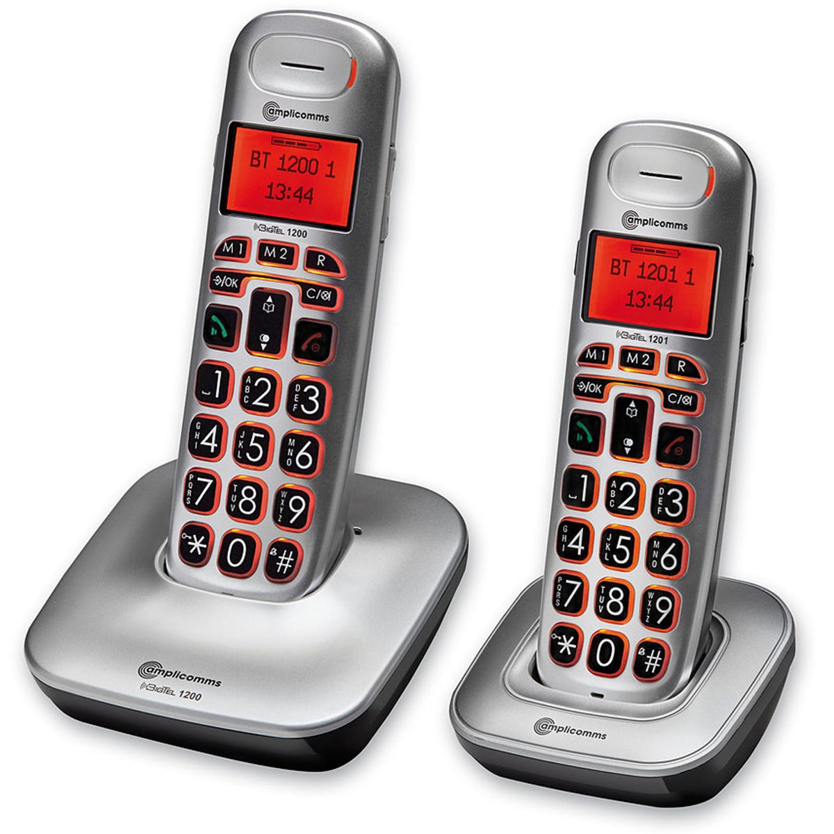 Amplicomms BigTel 1202 Cordless Phone - Duo