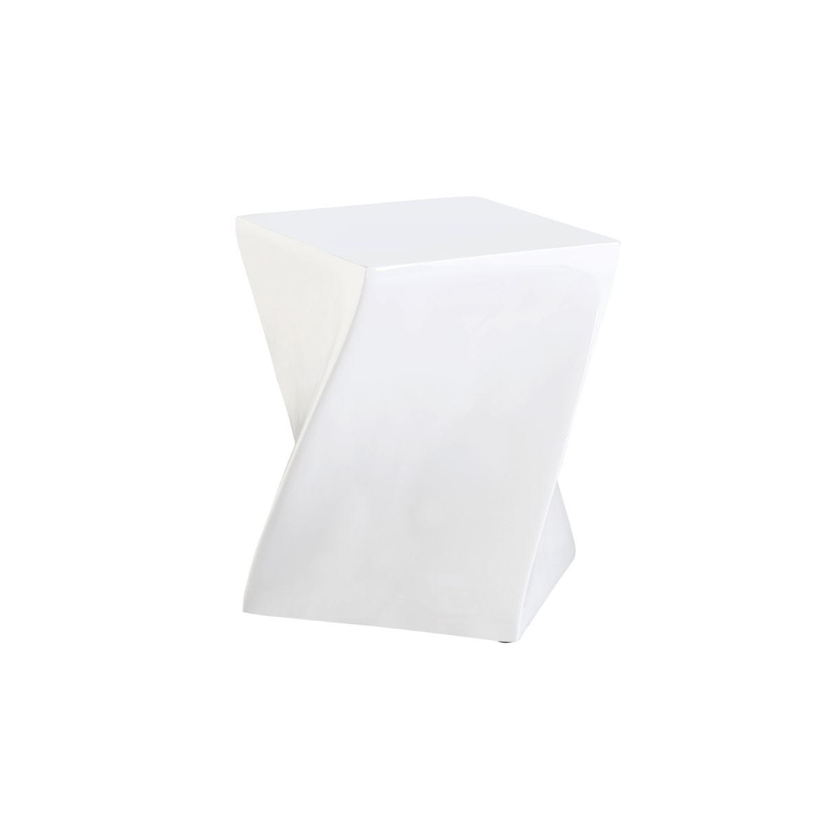 Connor High Gloss Lamp Table White