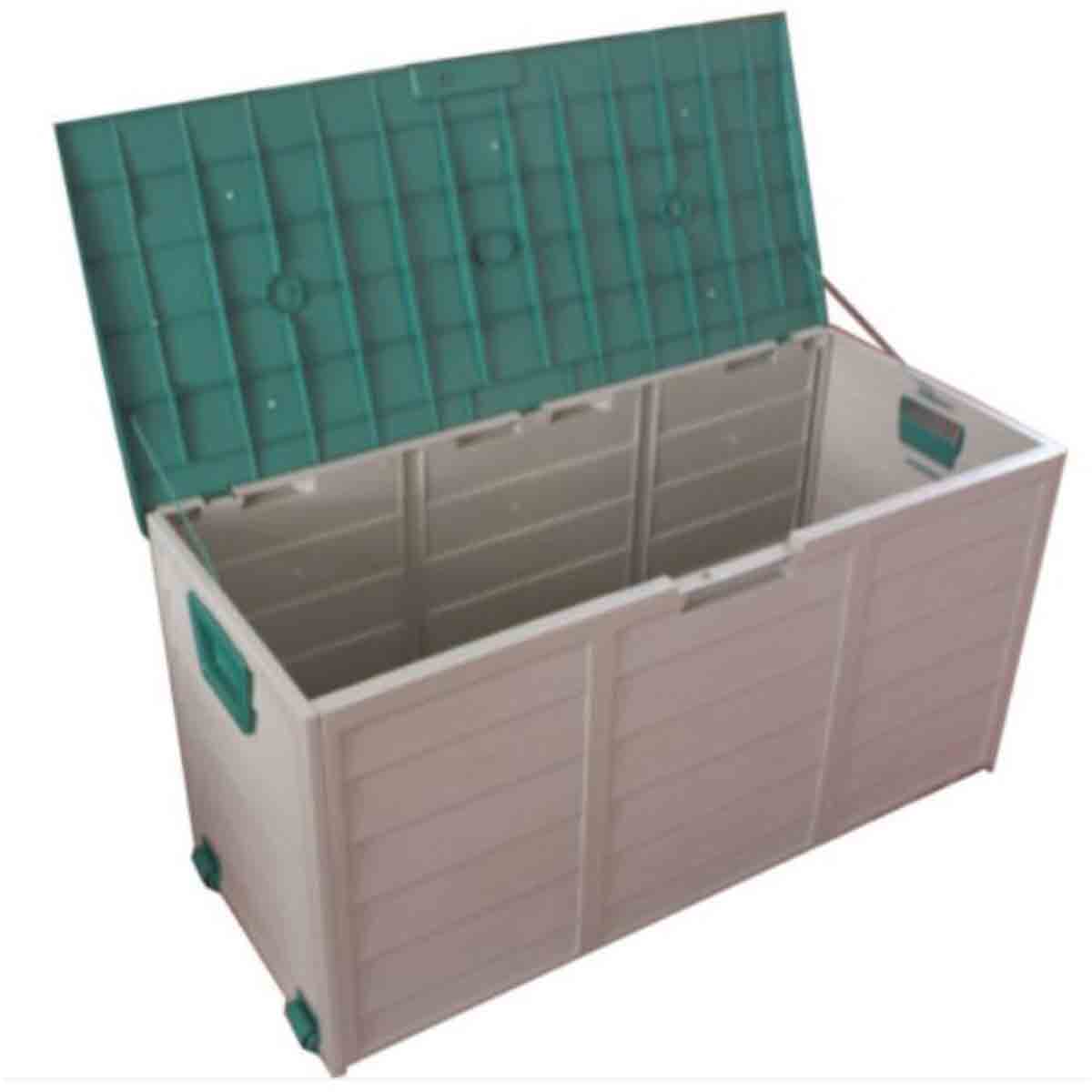Ground Level Groundlevel Weatherproof Plastic Storage Box - Green