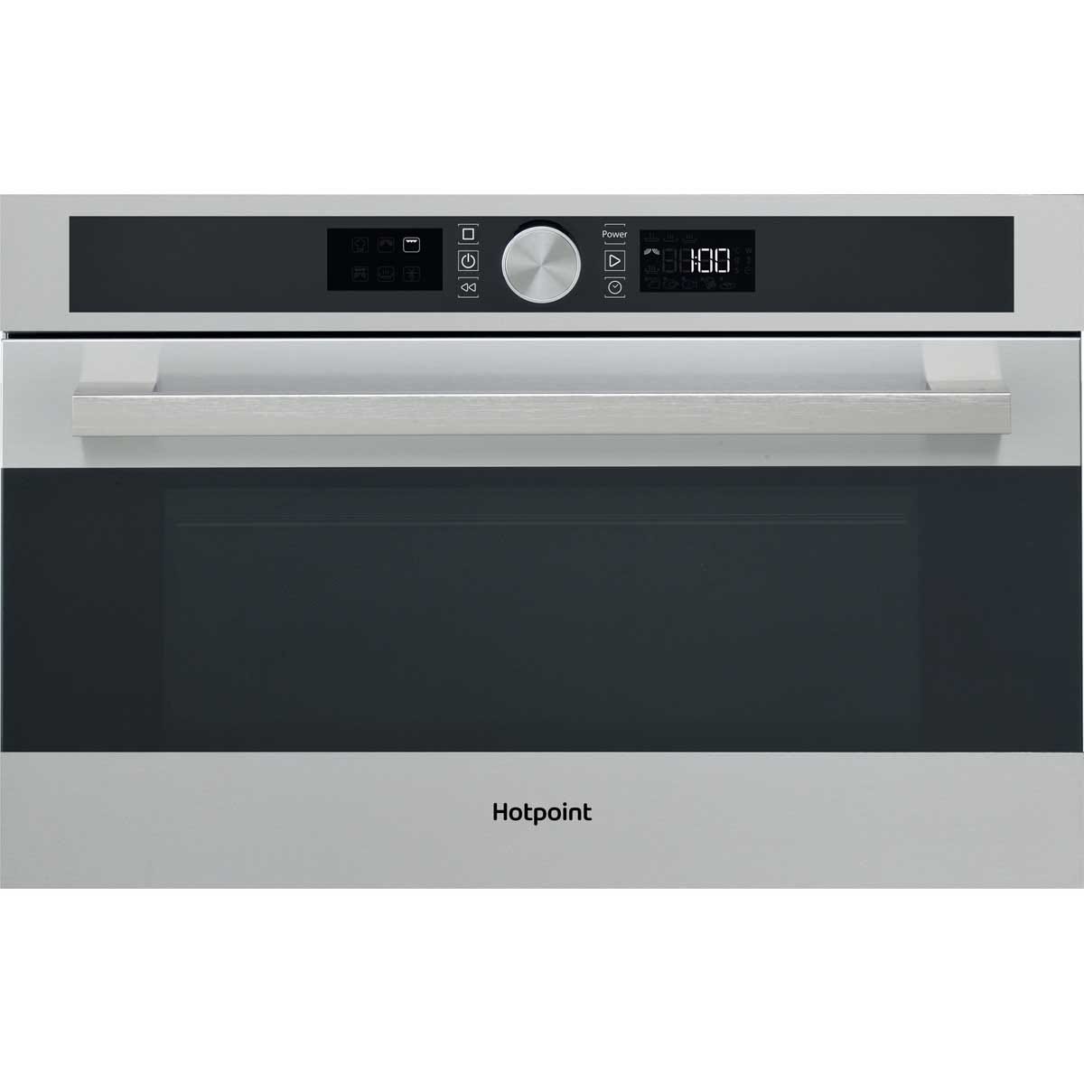 Hotpoint MD 554 IX H 1000W 31L Built in Microwave Oven - Stainless Steel