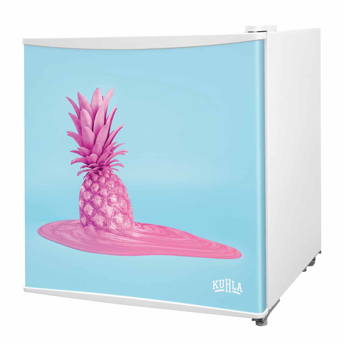Kuhla KTTF4GB-1018 Pineapple 43L Mini Fridge With Ice Box - White