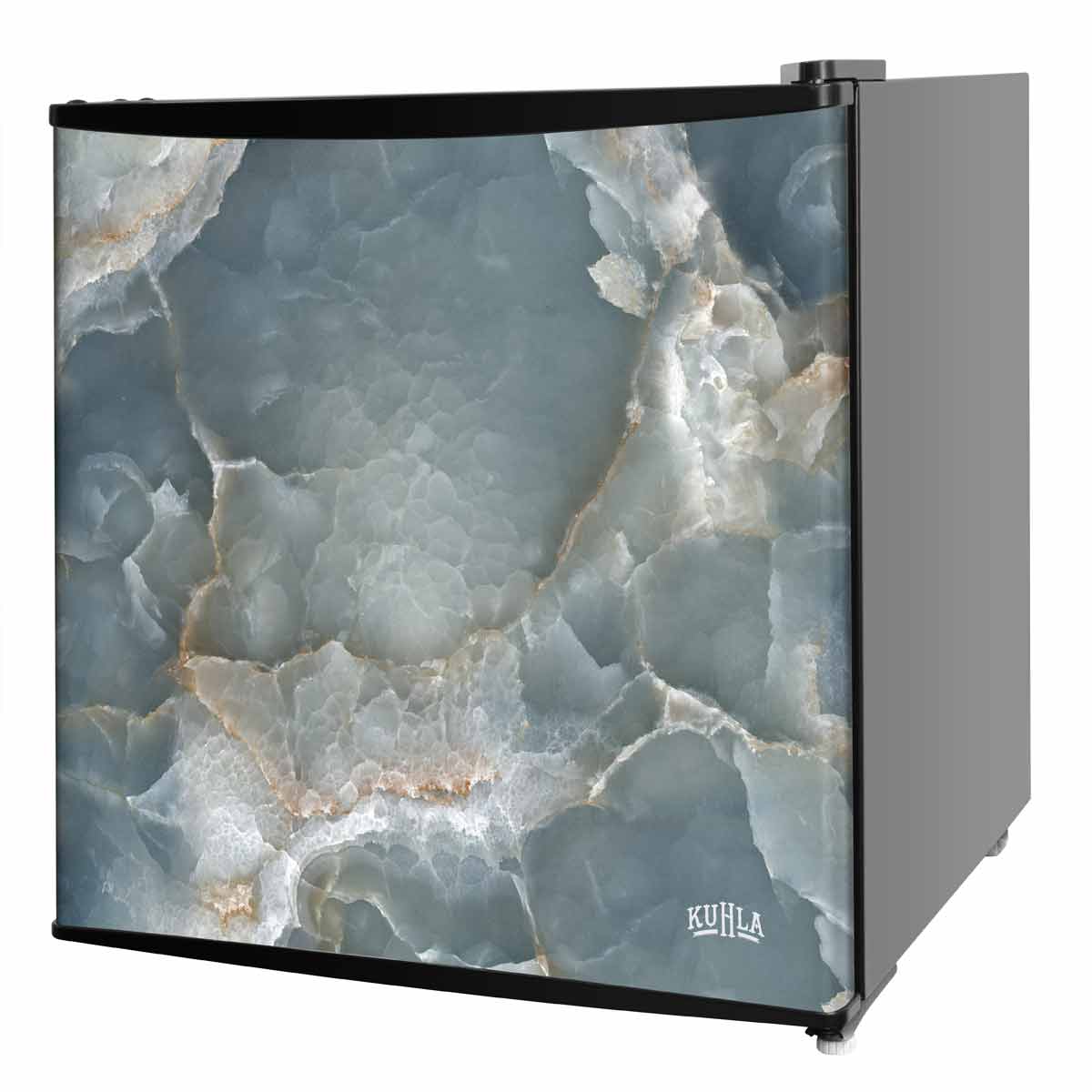 Kuhla KTTF4BGB-1023 Marble Design 43L Mini Fridge With Ice Box - Black