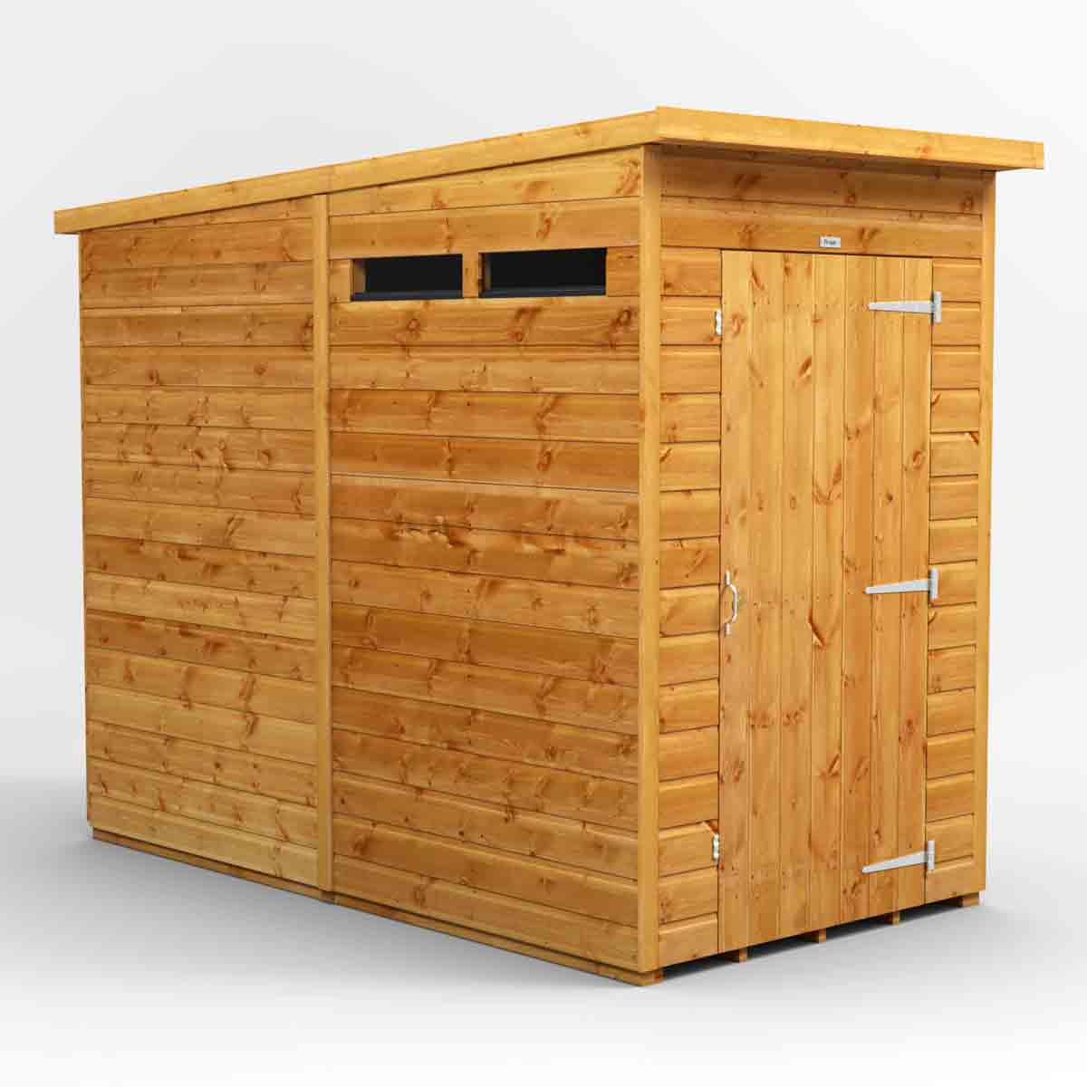 Power 4' x 8' Pent Security Shed