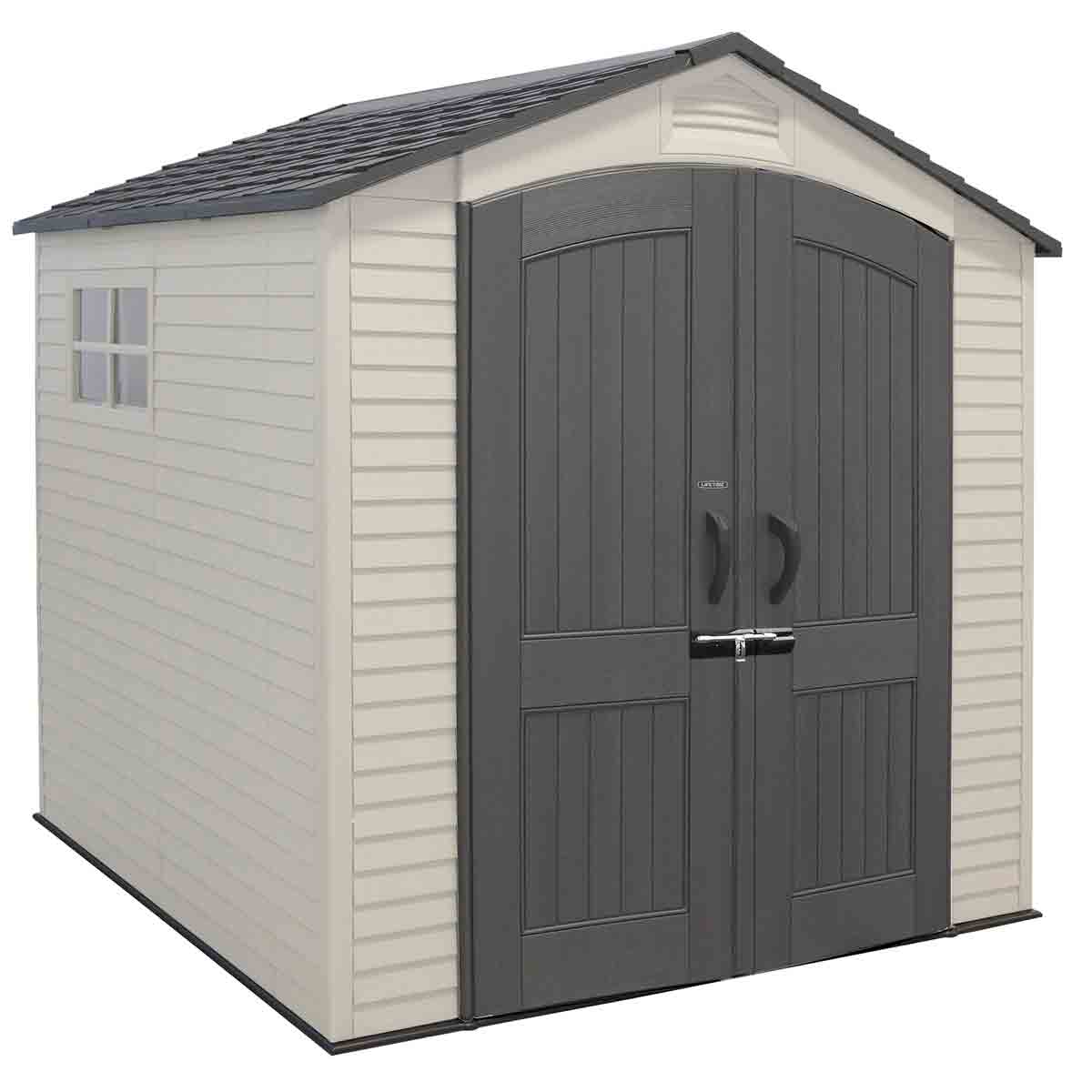 Lifetime 7Ft X 7Ft Outdoor Storage Shed - Brown