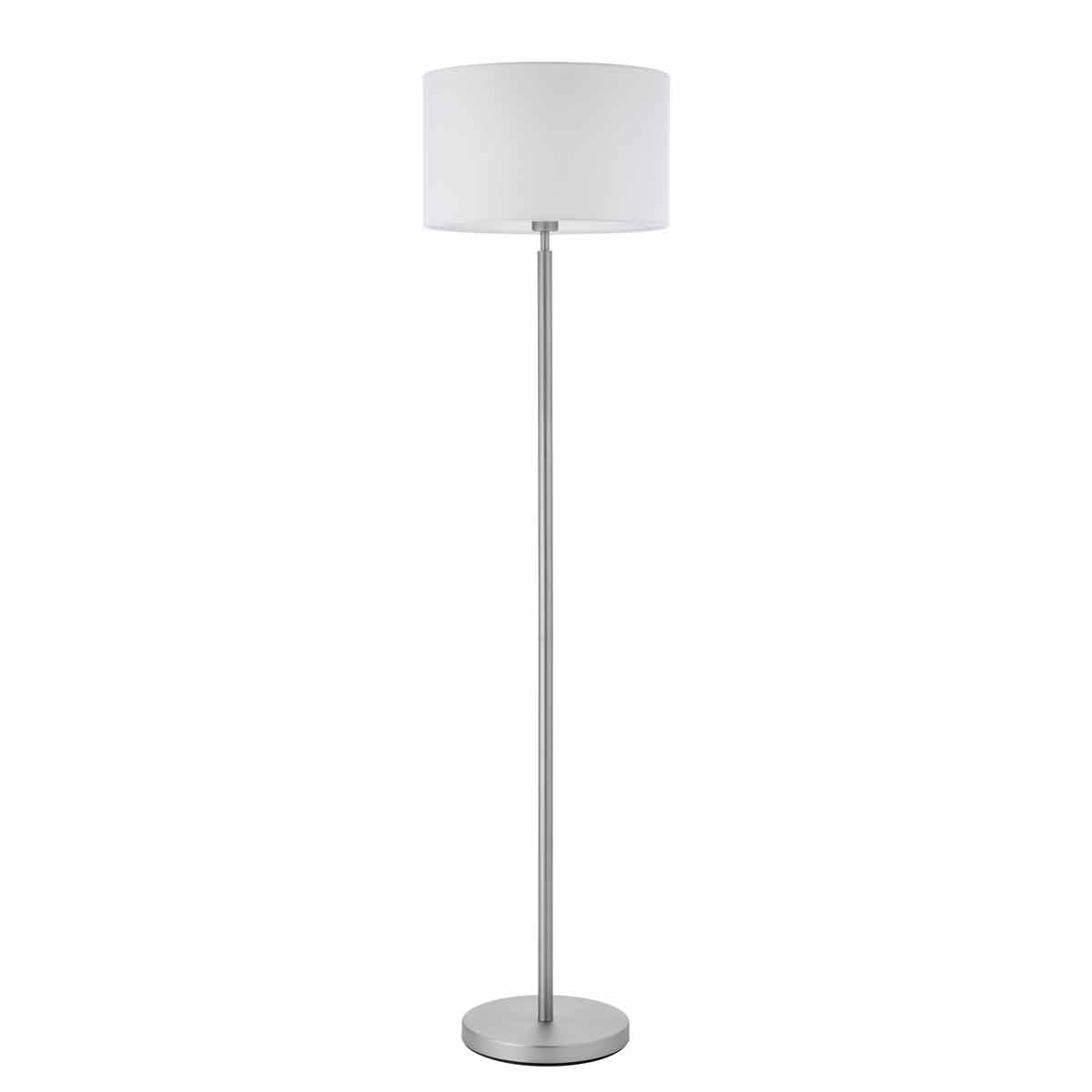 Crossland Grove Hart Rectangular Floor Lamp Nickel/White
