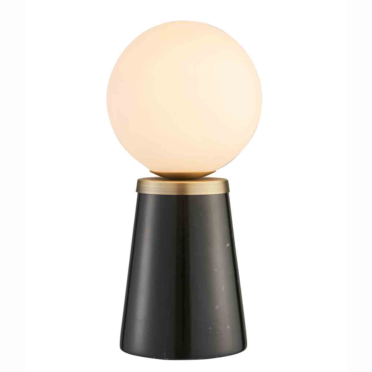 Crossland Grove Ottomy Table Lamp Black Marble