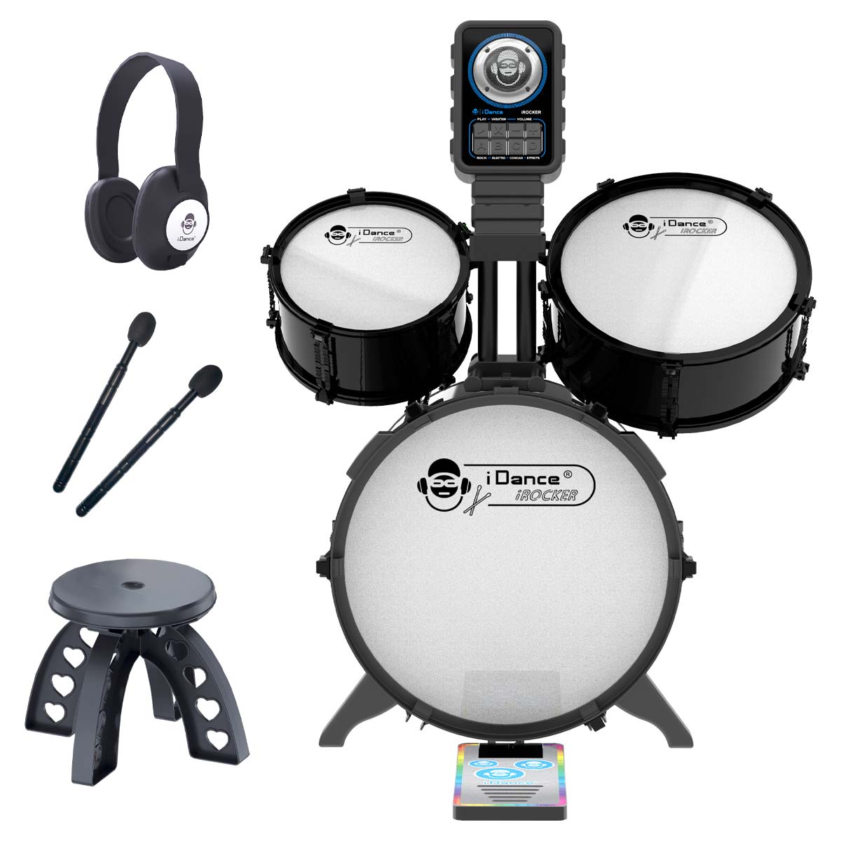 iDance iRocker S100E Electronic Drum Set