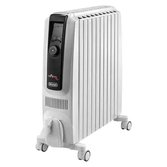 Delonghi Panel Radiator Delonghi 2500W Dragon 4 Digital Oil Filled Radiator | Robert Dyas