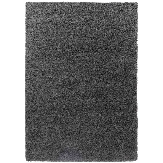 Soft Edged Grey Area Rugs Modern Plain Soft Shaggy Rug For Living Rooms - Stylish Area Rugs Dark ...