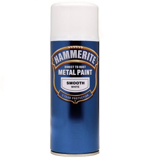 Hammerite Metal Paint Smooth White 400ml