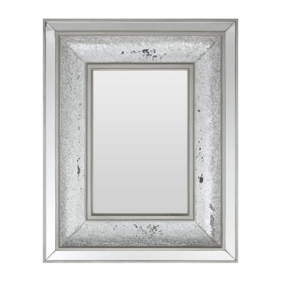 Premier Housewares Wallis Mosaic Wall Mirror - Silver