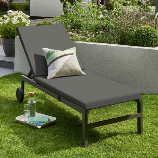 Handpicked Titchwell Sun Lounger - Grey
