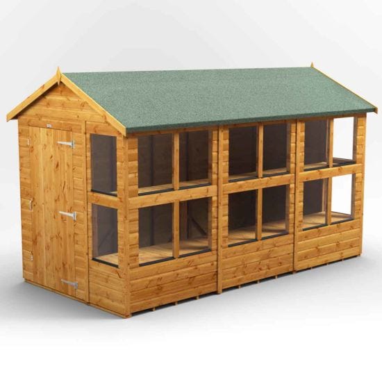 Power Apex 12' x 6' Potting Shed 
