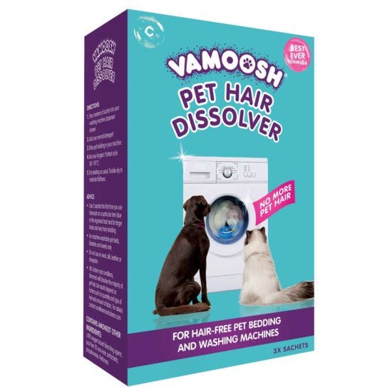 Vamoosh Pet Hair Dissolver, 3 Sachets