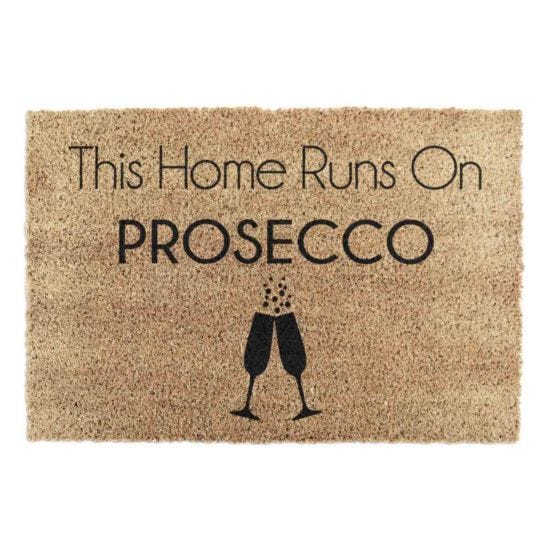 This Home Runs On Prosecco Doormat