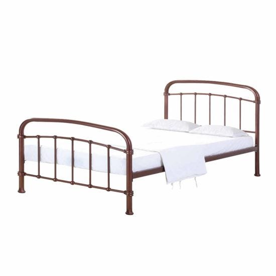 LPD Furniture Halston Double Copper Bed