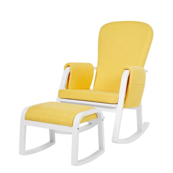Ickle Bubba Dursley Rocking Chair And Stool - Sunshine