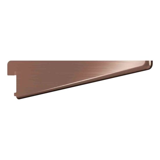 Rothley Twin Slot Shelving Kit In Antique Copper 4 Inch Brackets And 78 Inch Uprights