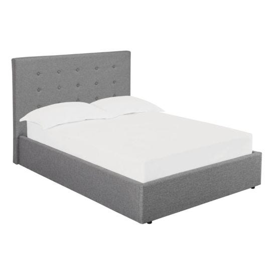 LPD Furniture Lucca Double Bed Grey