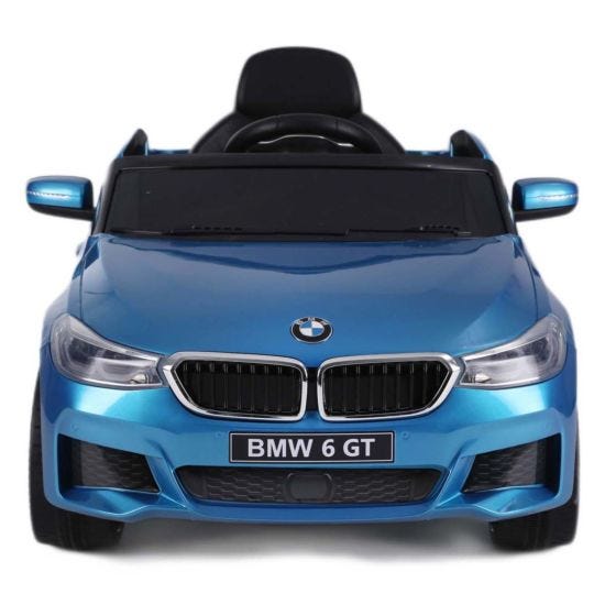Ricco Licensed BMW 6 GT 12V 7A Battery Powered Kids Electric Ride On Toy Car - Blue