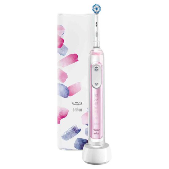 Oral-b Genius X Art Of Brushing Limted Edition Electric Toothbrush - Blush Pink
