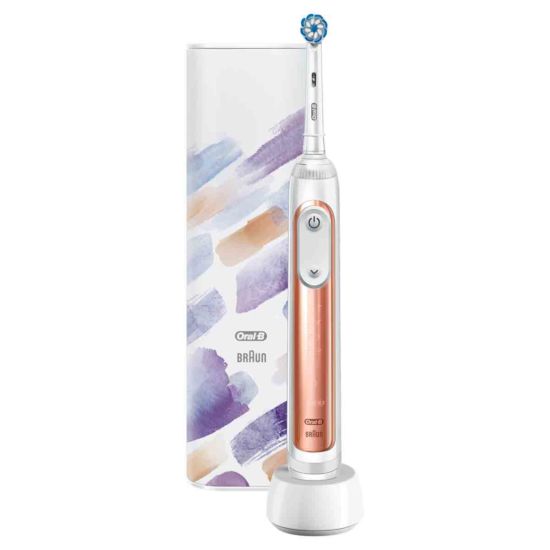 Oral-b Geniusx Art Of Brushing Limted Edition Electric Toothbrush - Rose Gold