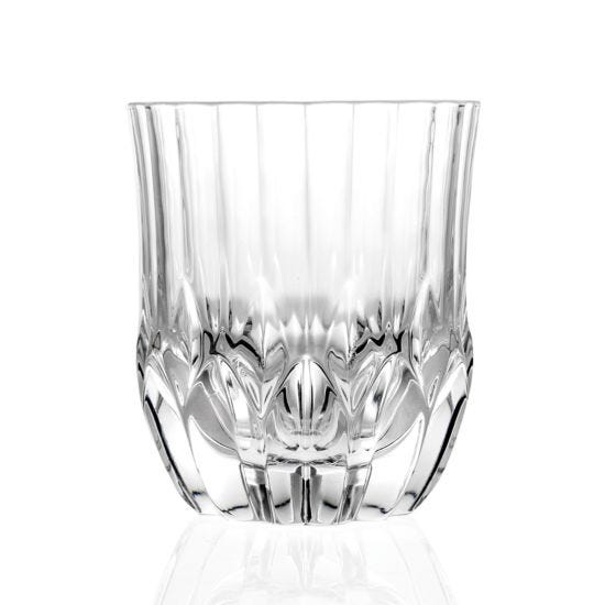 RCR Adagio Crystal Short Whisky Water Tumbler Glasses Set of 6