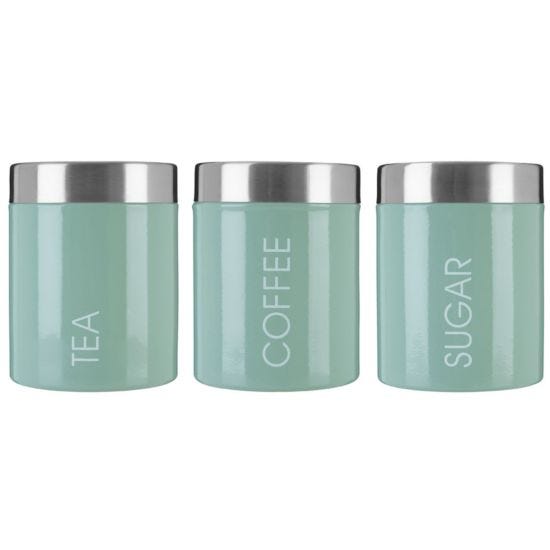 Premier Housewares Green Liberty Canisters - Set of 3
