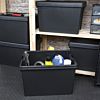Details about   2x 45L Box Heavy Duty Upcycled Super Strong Storage with Lid Plastic Container 