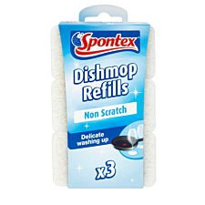 Spontex Dishmop Refills Non Scratch - Pack of 3