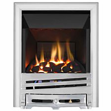 Focal Point Fires 4.1kW Mono High Efficiency Gas Fire - Chrome