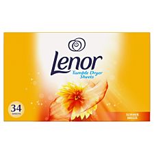 Lenor Summer Breeze Tumble Dryer Sheets - Pack of 34