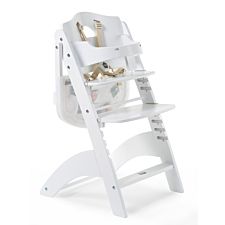 Childhome Lambda 3 Chair and Tray Cover White